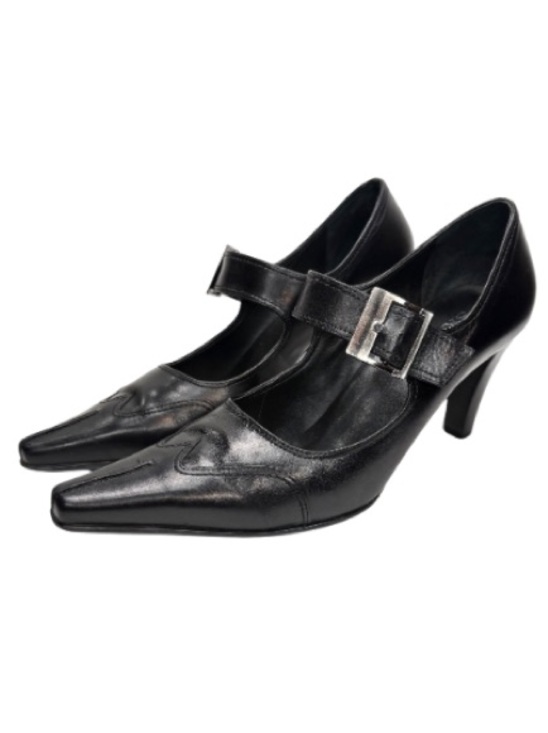 Franco Sarto Shoes - Franco Sarto Black Leather Mary Jane Pumps | 10